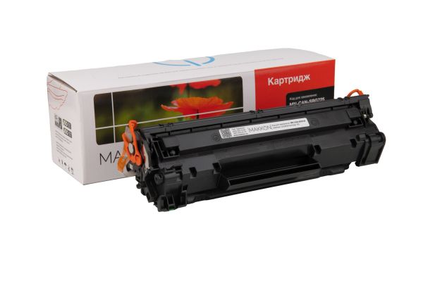 Картридж сумісний MAKKON для HP 85A (CE285A) / Canon 725 Black