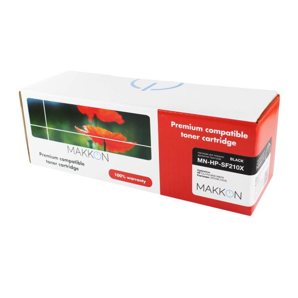 картридж MAKKON сумісний аналог HP CF210X (131X), Canon 731H black