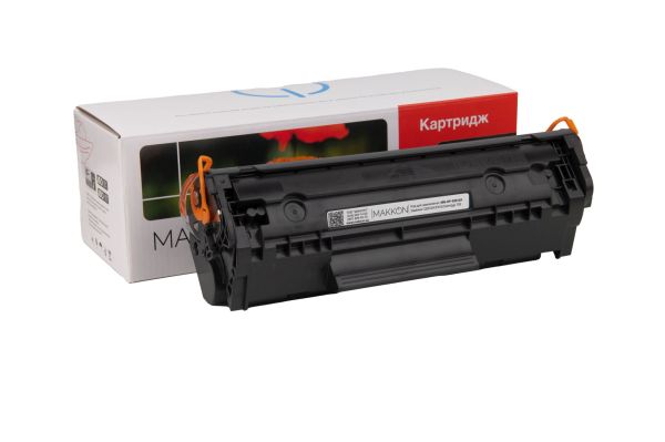 Картридж сумісний MAKKON для HP 12A (Q2612A) / Canon 703 Black 