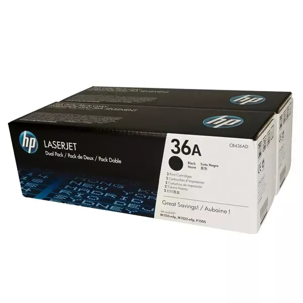Картридж оригінальний HP 36A (CB436AD) подвійна упаковка