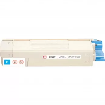 Картридж тон. BASF для OKI C5650/5750 аналог 43872307/43872323 Cyan ( 2000 ст.) (BASF-KT-C5650C)