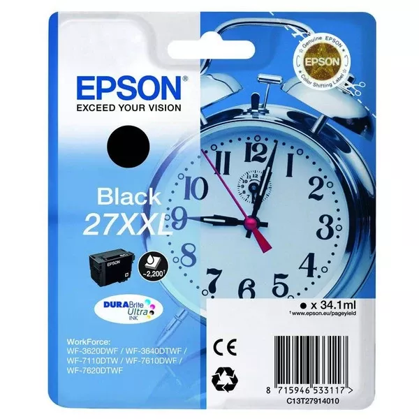 Картридж T279140 XXL черный Epson (C13T27914020/C13T27914022)