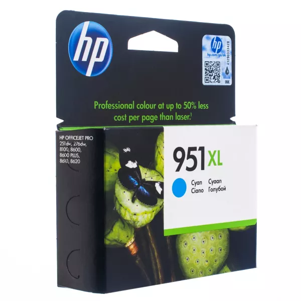 Картридж №951XL 1500 л, голубой HP (CN046AE)