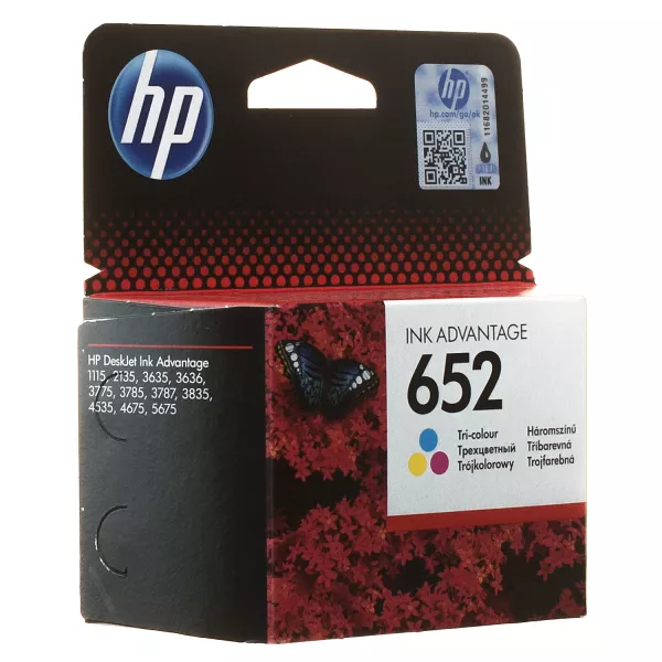 Картридж №652 кольоровий HP (F6V24AE)
