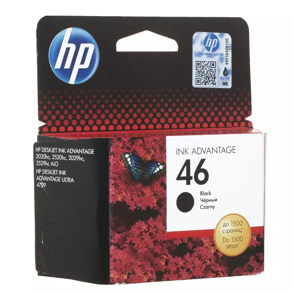 Картридж №46 Ultra Ink Advantage черный HP (CZ637AE)