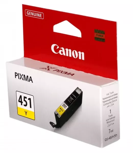 Картридж CLI-451Y 7 мл, желтый Canon (6526B001)