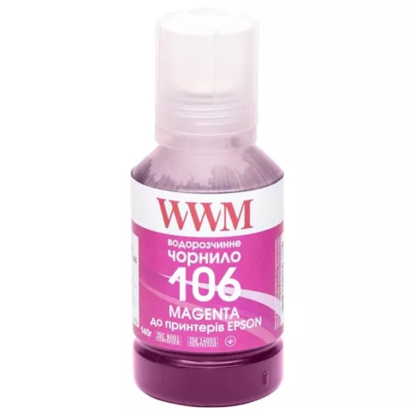 Чорнило WWM 106 для Epson L7160/7180 1000г Magenta (E106M-4)
