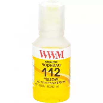 Чорнило WWM 112 для Epson L11160/6490 140г Yellow пігментне (E112YP)