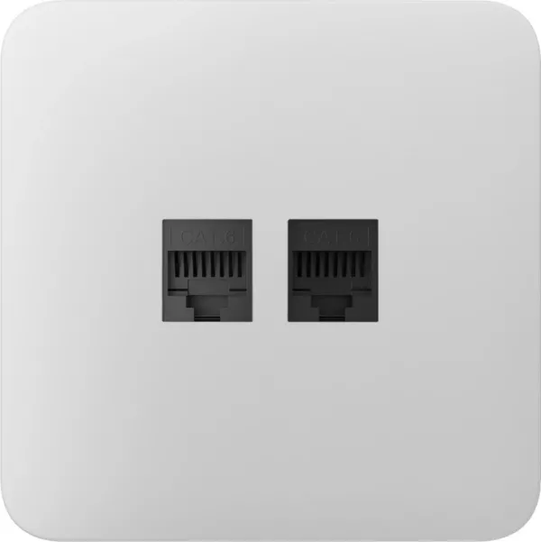 Передня панель для вбудованої інтернет-розетки Ajax SoloCover (LAN) White (126187.317.WH) Передня панель для вбудованої інтернет-розетки Ajax SoloCover (LAN) White (126187.317.WH)