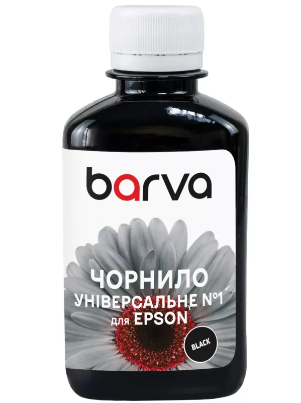 Чорнило сумісне для Epson універсальне №1  1x100 мл, водорозчинне, чорне Service Pack Чорнило сумісне для Epson універсальне №1  1x100 мл, водорозчинне, чорне Service Pack