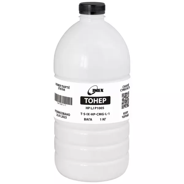 Тонер HP LJ P1005 флакон, 1 кг TTI (TSM-T125-K-1)