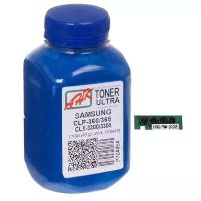 ТОНЕР SAMSUNG CLP 360/365/CLX 3300/3305 (Cyan 40г)