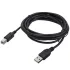 Кабель для принтера USB 2.0 AM/BM 3 м, чорний Patron (PN-AMBM-30)