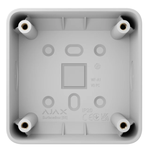 Коробка для зовнішнього монтажу Ajax SurfaceBox для пристрою LightSwitch чи Outlet White (107589.293.WH) Коробка для зовнішнього монтажу Ajax SurfaceBox для пристрою LightSwitch чи Outlet White (107589.293.WH)