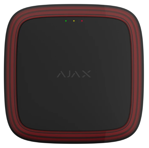 Бездротовий адресний пожежний оповіщувач світлозвуковий Ajax EN54 FireProtect (Sounder/VAD) Jeweller Black (118600.279.BL1)