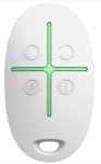 Бездротовий брелок з тривожною кнопкою і керуванням режимами охорони Ajax Superior SpaceControl Jeweller White (110753.04.WH1)