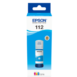 Контейнер із чорнилами Epson для EcoTank 112 70мл Cyan Pigment (C13T06C24A)