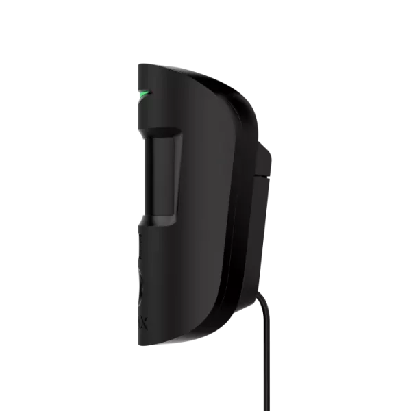 Проводной датчик движения Ajax MotionCam Fibra (PhOD) с поддержкой фотоверификации тревог, функций "Фото по запросу" и "Фото по сценарию" Black