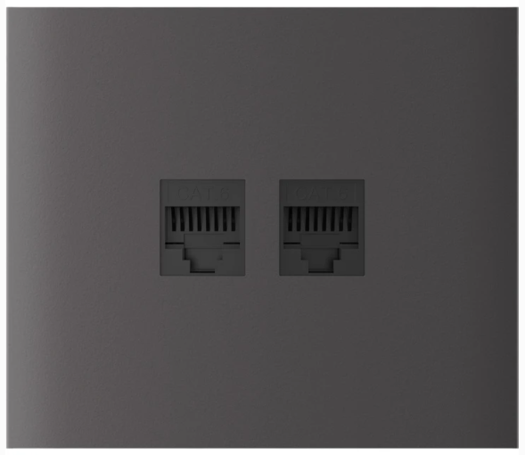 Центральна панель для вбудованої інтернет-розетки Ajax CenterCover (LAN) vertical Grey (126206.318.GR) Центральна панель для вбудованої інтернет-розетки Ajax CenterCover (LAN) vertical Grey (126206.318.GR)