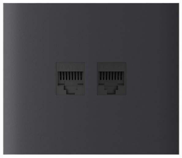 Центральна панель для вбудованої інтернет-розетки Ajax CenterCover (LAN) vertical Graphite (126207.318.GP) Центральна панель для вбудованої інтернет-розетки Ajax CenterCover (LAN) vertical Graphite (126207.318.GP)