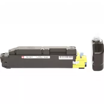 Туба з тонером BASF для Kyoсera Mita ECOSYS M6030cdn/TK-5140 аналог 1T02NRANL0 Yellow ( 5000 сторінок) (BASF-KT-TK5140Y)