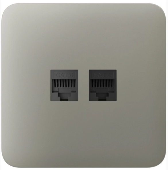 Передня панель для вбудованої інтернет-розетки Ajax SoloCover (LAN) Olive (126194.317.OL) Передня панель для вбудованої інтернет-розетки Ajax SoloCover (LAN) Olive (126194.317.OL)