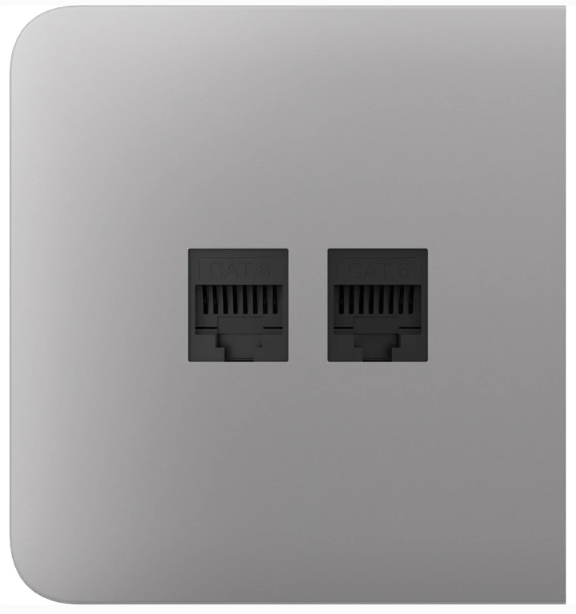 Бічна панель для вбудованої інтернет-розетки Ajax SideCover (LAN) Fog (126216.319.FG) Бічна панель для вбудованої інтернет-розетки Ajax SideCover (LAN) Fog (126216.319.FG)