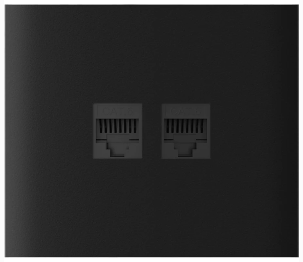 Центральна панель для вбудованої інтернет-розетки Ajax CenterCover (LAN) vertical Black (126204.318.BL) Центральна панель для вбудованої інтернет-розетки Ajax CenterCover (LAN) vertical Black (126204.318.BL)