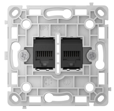 Механізм розетки Ajax OutletCore (LAN) Vertical Black (128848.165.BL) Механізм розетки Ajax OutletCore (LAN) Vertical Black (128848.165.BL)