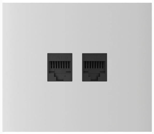 Центральна панель для вбудованої інтернет-розетки Ajax CenterCover (LAN) vertical White (126203.318.WH) Центральна панель для вбудованої інтернет-розетки Ajax CenterCover (LAN) vertical White (126203.318.WH)