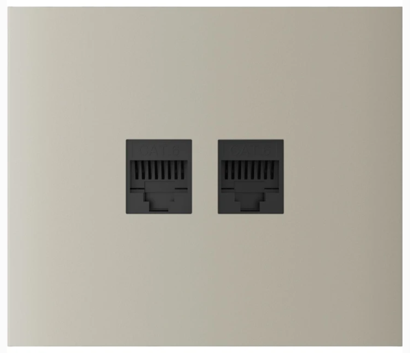 Центральна панель для вбудованої інтернет-розетки Ajax CenterCover (LAN) vertical Ivory (126205.318.IV) Центральна панель для вбудованої інтернет-розетки Ajax CenterCover (LAN) vertical Ivory (126205.318.IV)