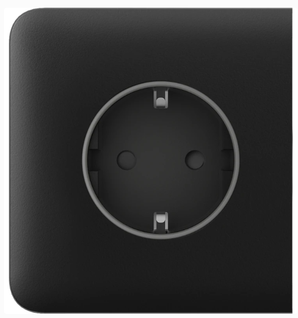 Бічна панель для вбудованої розетки Ajax SideCover (basic) Black Бічна панель для вбудованої розетки Ajax SideCover (basic) Black