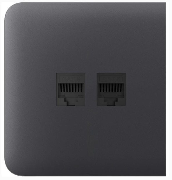 Бічна панель для вбудованої інтернет-розетки Ajax SideCover (LAN) Graphite (126215.319.GP) Бічна панель для вбудованої інтернет-розетки Ajax SideCover (LAN) Graphite (126215.319.GP)