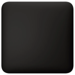 Заглушка монтажної коробки Ajax CoverPlate SoloCover (CP) Black (126121.321.BL)