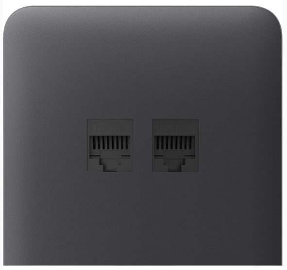 Бічна панель для вбудованої інтернет-розетки Ajax SideCover (LAN) vertical Graphite (126223.319.GP) Бічна панель для вбудованої інтернет-розетки Ajax SideCover (LAN) vertical Graphite (126223.319.GP)