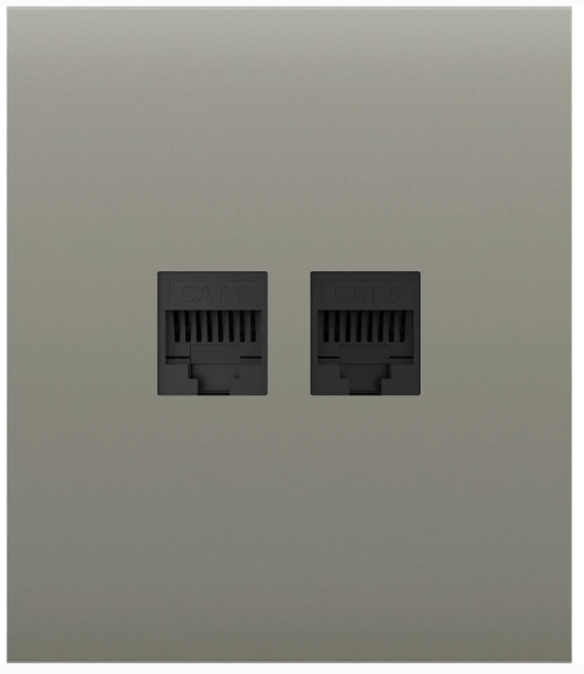 Передня панель для вбудованої інтернет-розетки Ajax CenterCover (LAN) Olive (126202.318.OL) Передня панель для вбудованої інтернет-розетки Ajax CenterCover (LAN) Olive (126202.318.OL)