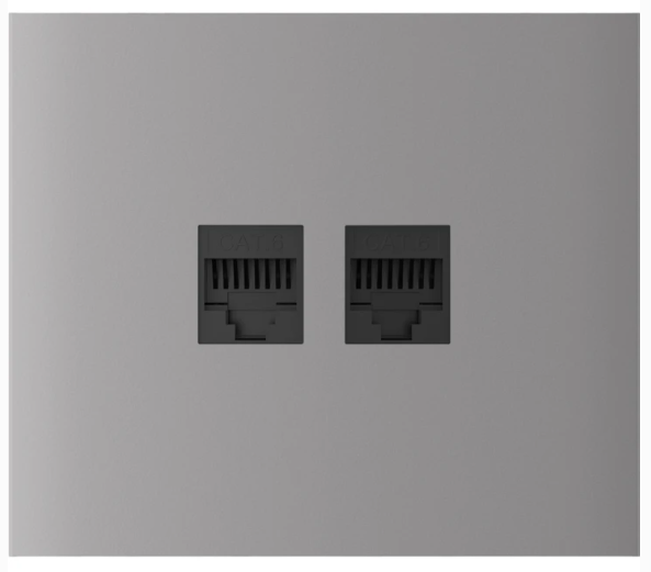 Центральна панель для вбудованої інтернет-розетки Ajax CenterCover (LAN) vertical Fog (126208.318.FG) Центральна панель для вбудованої інтернет-розетки Ajax CenterCover (LAN) vertical Fog (126208.318.FG)