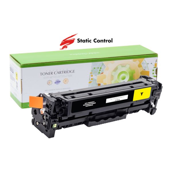 картридж Static Control з заправкою HP CF382A (312A) yellow