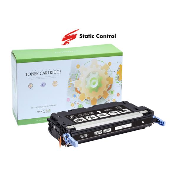 картридж Static Control з заправкою HP Q6470A (501A), Canon 711/C-EXV26 black