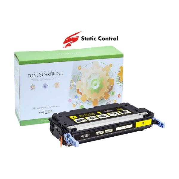 картридж Static Control з заправкою HP Q6472A (502Y) yellow
