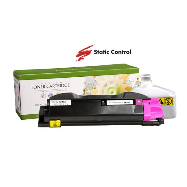 картридж Static Control сумісний аналог Kyocera TK-590M magenta