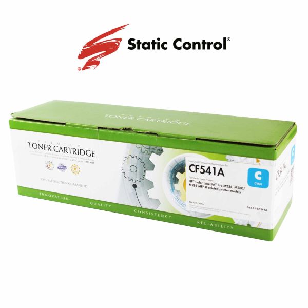 Kартридж Static Control сумісний для HP 203A (CF541A) / Canon 054 Cyan
