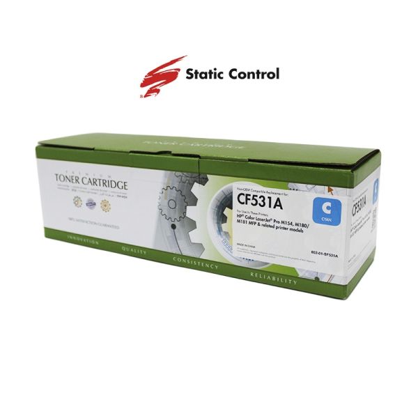 Картридж сумісний Static Control для HP 205A (CF531A) cyan