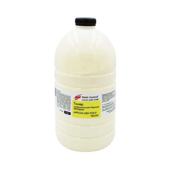 тонер универсальный Odyssey HP/Canon 1кг yellow Static Control