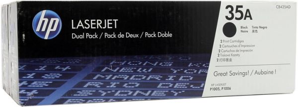 Картридж оригинальный HP 35A (CB435A) Black