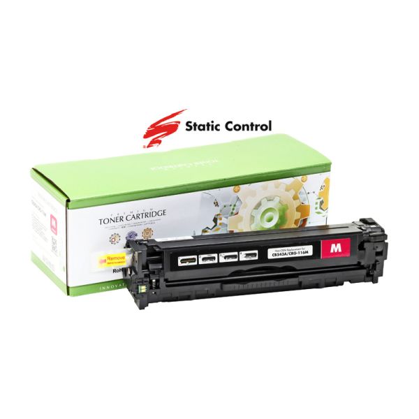 картридж Static Control з заправкою HP CF213A/CB543A/CE323A, Canon 716/731 magenta
