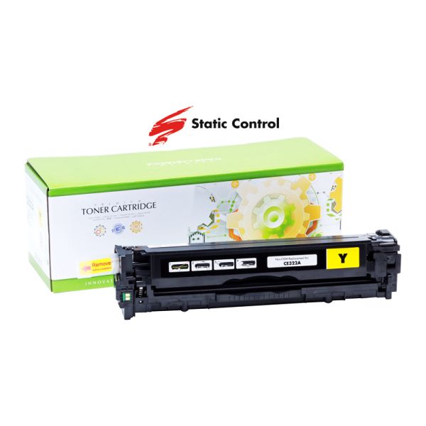 Картридж Static Control сумісний аналог HP128A (CE322A) Yellow