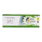 картридж Static Control с заправкой HP CE412A (305A) yellow