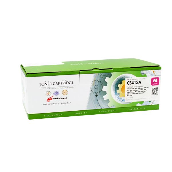 картридж Static Control з заправкою HP CE413A (305A) magenta