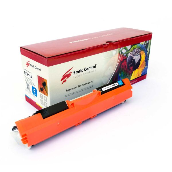 Картридж сумісний Static Control Parrot HP 126A / Canon 729 cyan